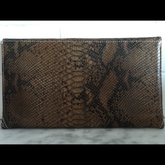 Two Tone Faux Leather Embossed Convertible Bag - Picture 2 of 8